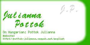 julianna pottok business card